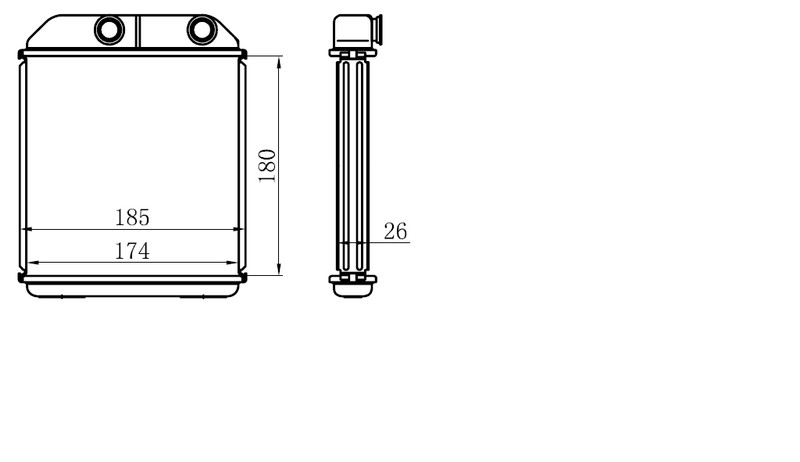 KALORİFER RADYATÖRÜ(KMI001) MİTSUBİSHİ L200 A/M