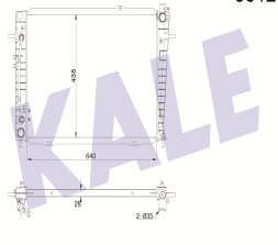 SU RADYATÖRÜ (BRAZING)(AT) HYUNDAI TUCSON-KIA SPORTAGE  AL/PL/BRZ