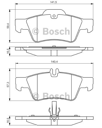 DİSK BALATA (ARKA) MERCEDES E200CDI 02-