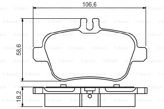 DİSK BALATA (ARKA) M.BENZ A160-A180-A200-A220 12-