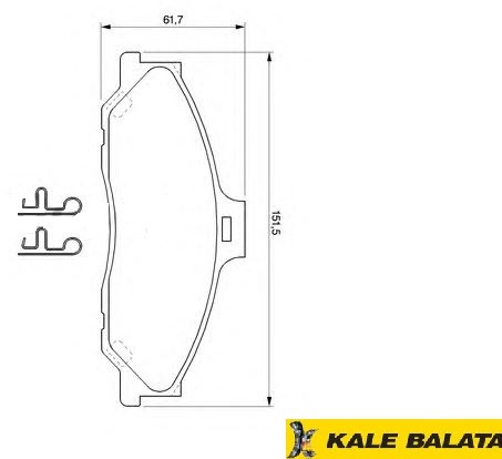 DİSK BALATA (ÖN) FORD RANGER 99-06