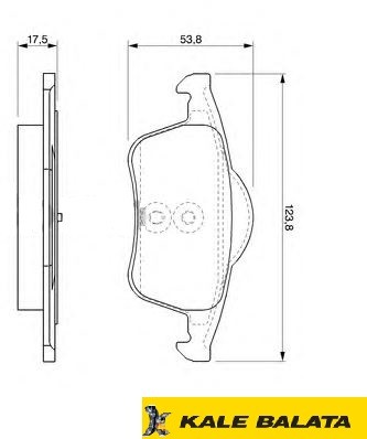 DİSK BALATA (ARKA) VOLVO S60