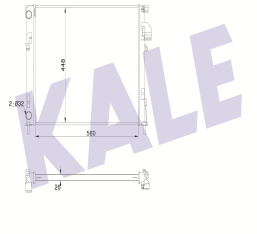 SU RADYATÖRÜ (BRAZING)(MT) RENAULT TRAFIC II-VIVARO-PRIMASTAR-VAUXHALL VIVARO AL/PL/BRZ