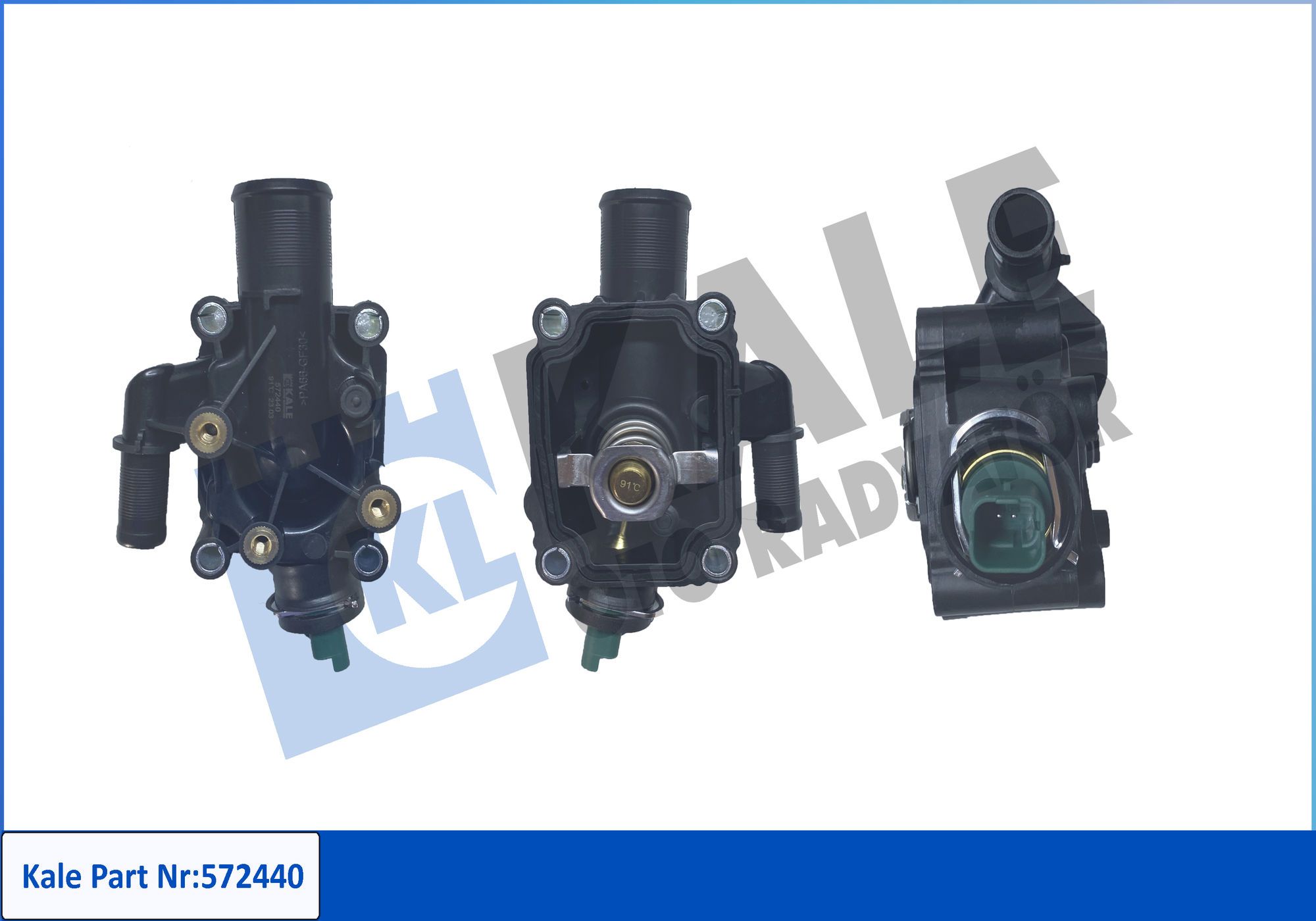 TERMOSTAT CITROEN BERLINGO / BERLINGO MULTISPACE / C-ELYSEE / C2 / C3 I / C3 III / C4 / C4 I / XSARA PICASSO - PEUGEOT 1007 / 206 CC / 206 SW / 301 / 307 / 307 CC / 307 SW / 308 I / 308 SW I / 308 SW II / PARTN