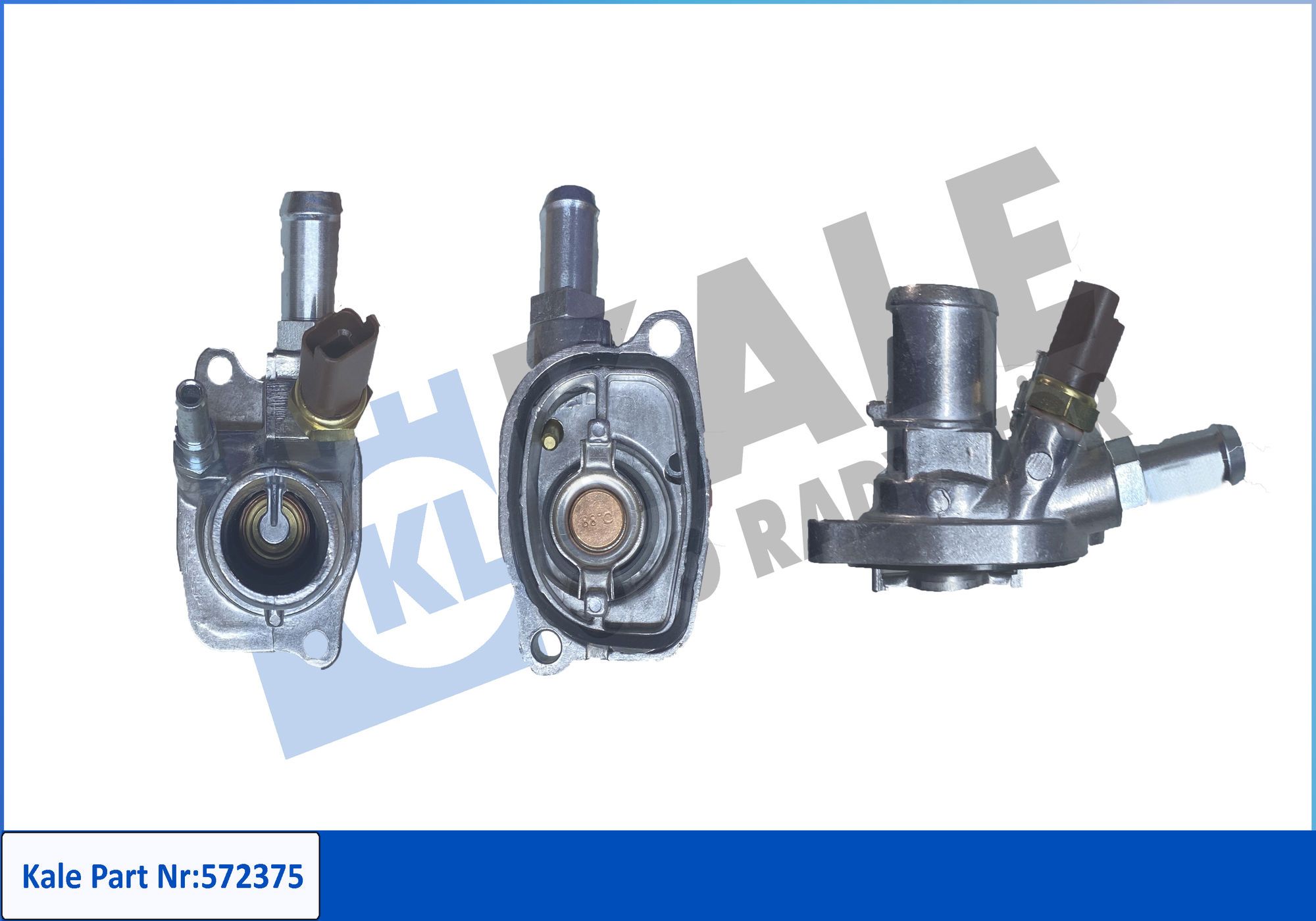 TERMOSTAT ALFA ROMEO MITO - FIAT 500 /  500 C /  500L / ALBEA / BRAVO II / DOBLO / EGEA / FIORINO / GRANDE PUNTO / IDEA / LINEA / PALIO / PANDA / PUNTO / PUNTO EVO / QUBO - LANCIA MUSA / YPSILON - OPEL COMBO  (