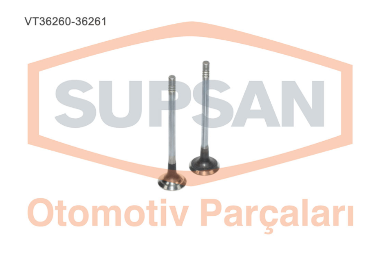 TAKIM SUBAP (4 SİLİNDİR) CITROEN C3 1.4D 16V 02- (DV4TED4)