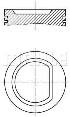 PİSTON,SEGMAN (+0.60)(86.60MM) CITROEN JUMPER I 2,0 02-06 / PEUGEOT BOXER 2,0İ 94-02 (XU10J2)