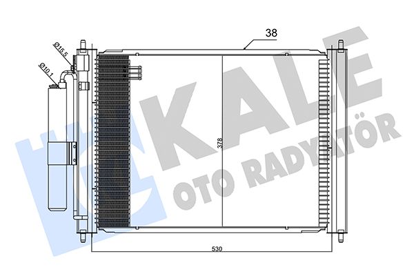 MODÜL (510X378X38) NISSAN MICRA 1.0/1.2/1.4 16V 03<10 (RADYATÖR+KLİMA-KURUTUCU İLE) [BRAZING AL/AL]