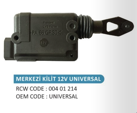 MERKEZİ KİLİT MOTORU 12V (APARATLI) UNIVERSAL