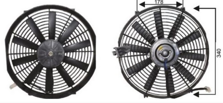 FAN MOTORU (PERVANELİ)(24V 14") 