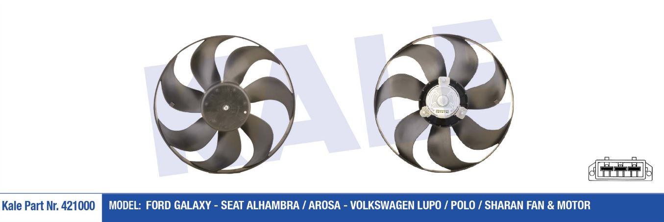 FAN MOTORU VW POLO 1.4-1.9TDI 01-