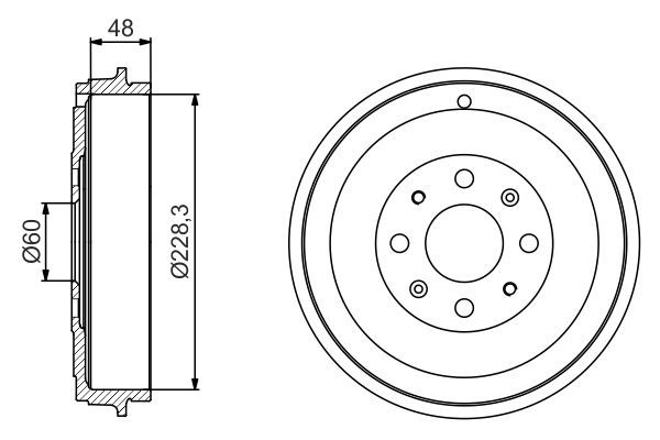 KAMPANA (ARKA) FIAT GARNDE PUNTO PUNTO EVO / OPEL ADAM 12-19 CORSA D 06-14 CORSA E 14-