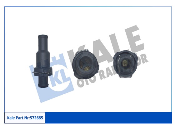 TERMOSTAT (75 °C)(TERMOSTAT + FLANŞ AUDI A3 / Q3 - VW EOS / GOLF / JETTA / PASSAT / TIGUAN