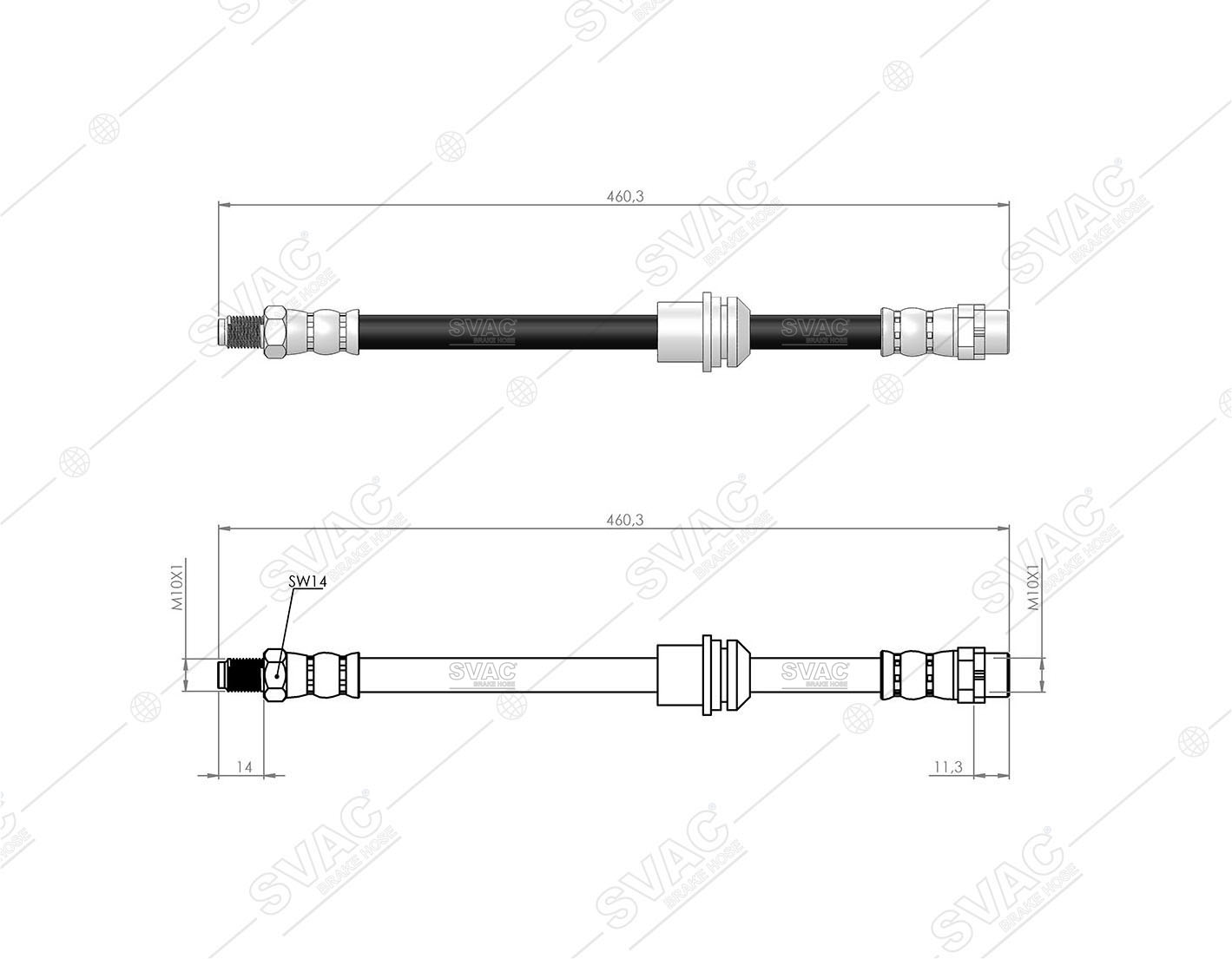 FREN HORTUMU (ARKA) BMW X5 E70 -F15 -F85- X6 E71-E72- X6 F16-F86