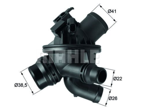 TERMOSTAT (97°C) BMW 5 (F10) 523 İ 09-11 / 528 İ 10-11 / 530 İ 10-13 / (F11) 523 İ 09-11 / 528 İ 09-11 / 530 İ 10-13 / 7 730 09-15 / 740 08-12