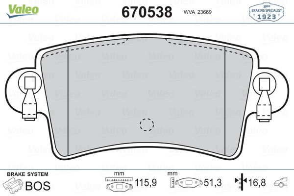 DİSK BALATA (ARKA) RENAULT MASTER II 97>10 OPEL MOVANO A 98>10; NISSAN INTERSTAR 02>