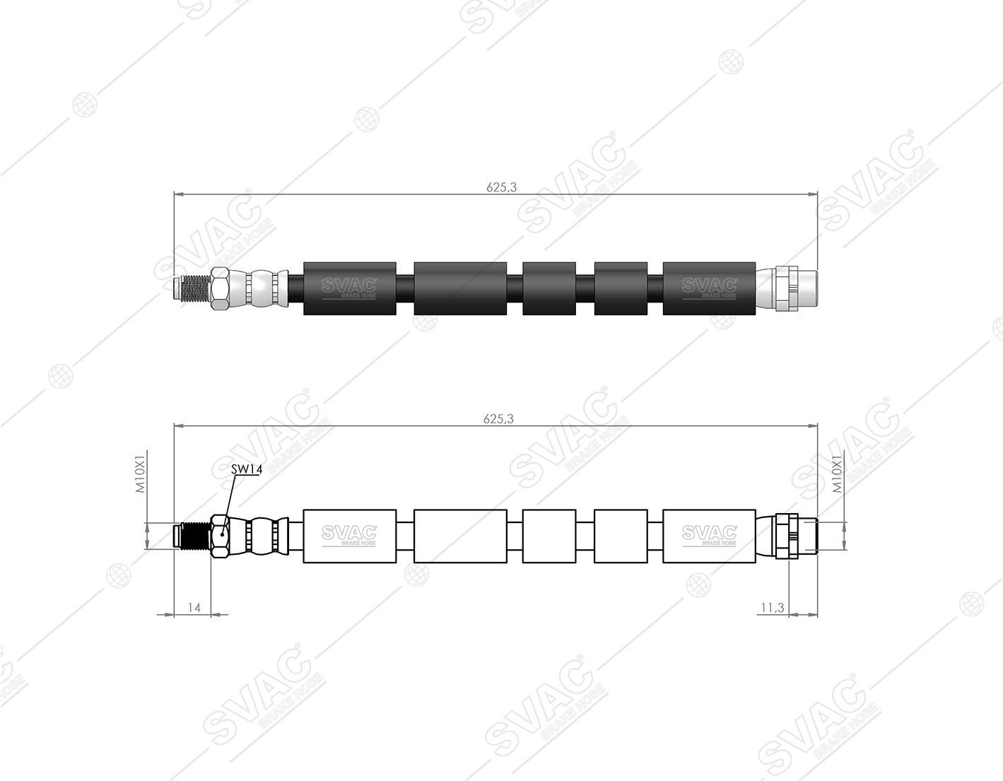 FREN HORTUMU (ÖN) BMW X5 E70 - X5 F15 , F85-X6 E71 , E72 - X6 F16 , F86