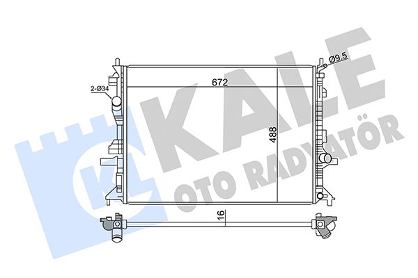 SU RADYATÖRÜ (BRAZING) FORD FOCUS IV 18-