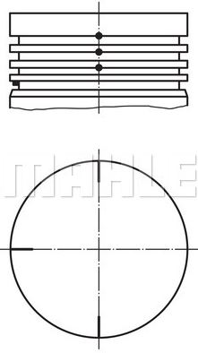 PİSTON,SEGMAN (STD)(69.00MM) RENAULT CLIO 1.2 96-/KANG