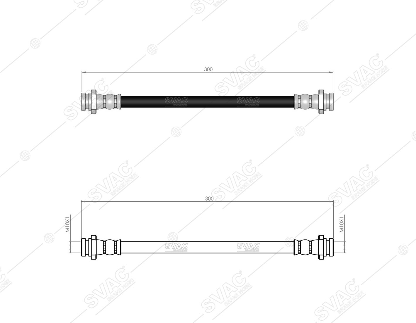 FREN HORTUMU (ARKA) SUZUKI SAMURAI 88-92 / VITARA 90-98 / X-90 95-97