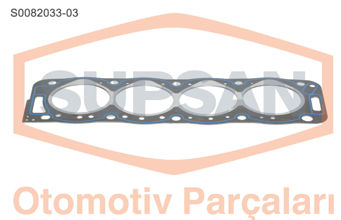 SİLİNDİR KAPAK CONTASI (3 ÇENTİK) PEUGEOT PARTNER 1.9D