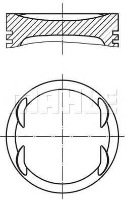 PISTON,SEGMAN (+0.60)(86.60MM) PEUGEOT 306-XSARA XU10J4 2.0