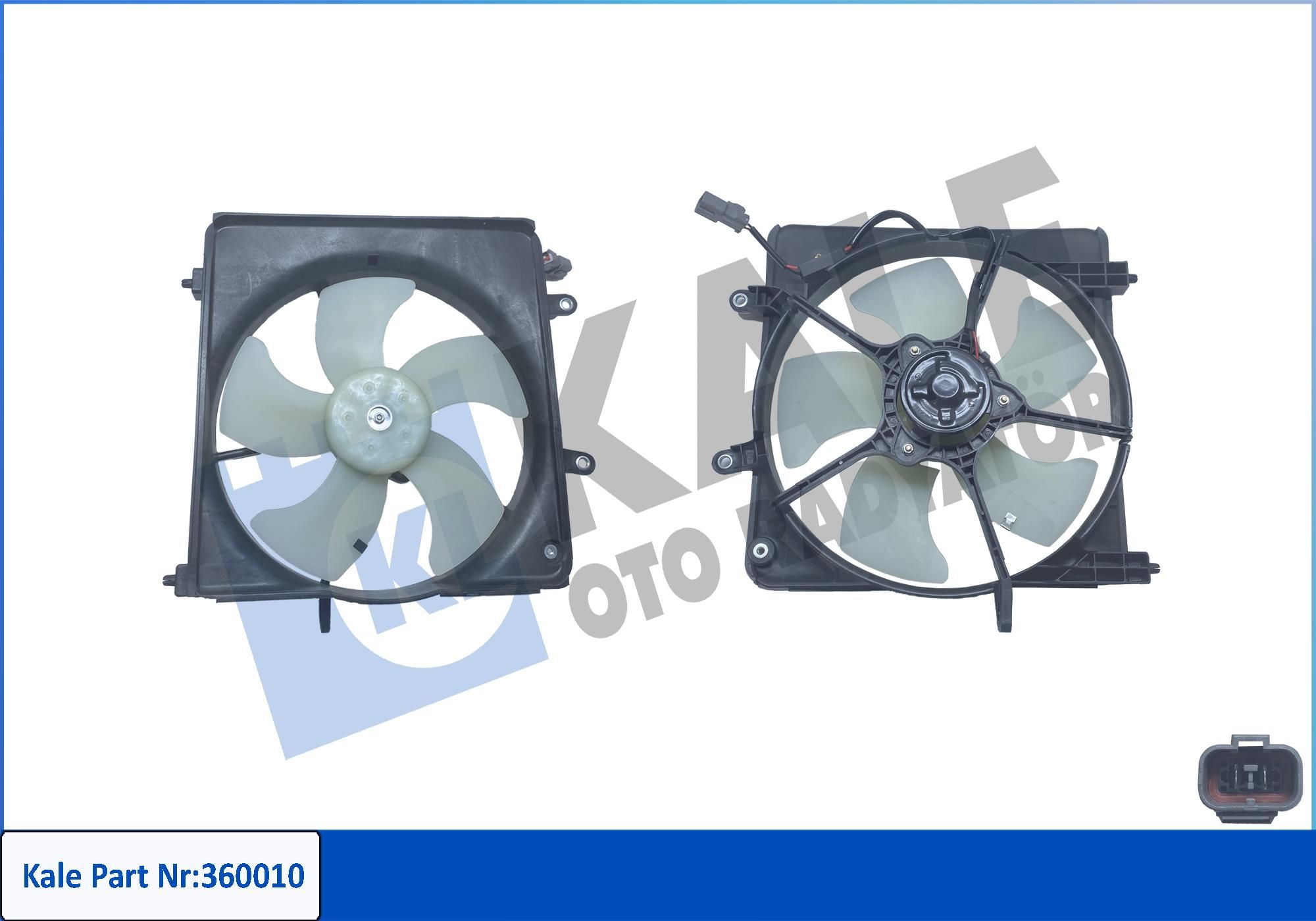 FAN MOTORU (DAVLUMBAZLI)(12V) HONDA JAZZ II 1.2I/1.3I DSI 02-08