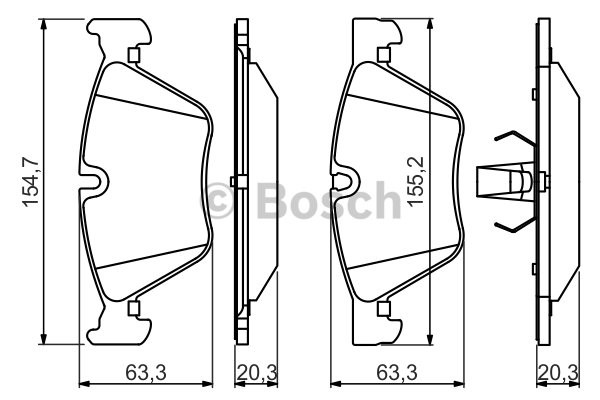 DİSK BALATA (ÖN) BMW 518D 13-/520D-İ 10-