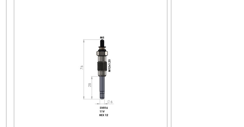 KIZDIRMA BUJİSİ (11,0V) BMC TM30 / VOLVO V90 3.6F RANGE ROVER 2.4-2.5 TD