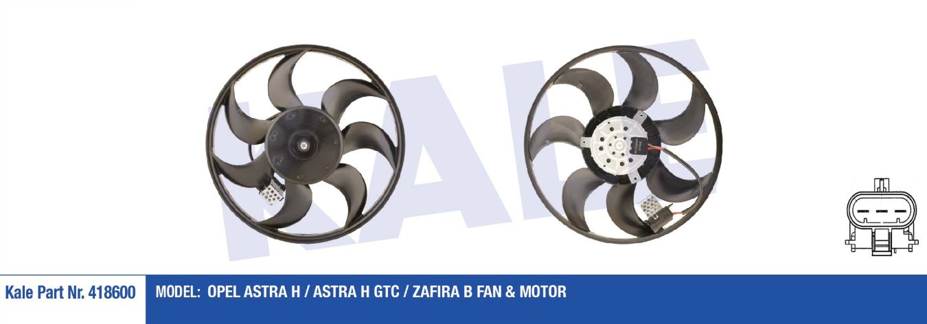 FAN MOTORU OPEL ASTRA H 04=> ZAFIRA 05=>