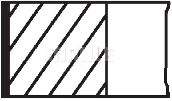 SEGMAN (+0.50)(74.50MM) FORD COURIER 1.3 91-09