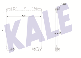 SU RADYATÖRÜ (BRAZING)(AT) KIA SORENTO I  AL/PL/BRZ