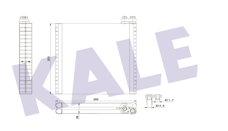 EVAPORATOR (BRAZING) FIAT DUCATO 2.2/2.3/3.0DMTJ 06-