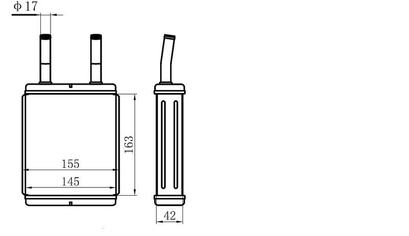 KALORİFER RADYATÖRÜ(KHY024) HYUNDAİ EXCEL A/M