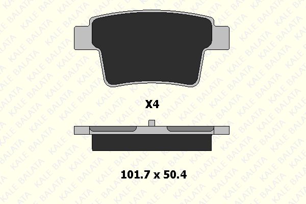 DİSK BALATA (ARKA) FORD MONDEO III 1.8 16V-2.0 16V-2.0 TDCİ-2.2 TDCİ 00-07