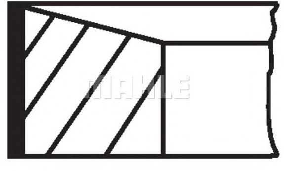 SEGMAN (+1.00)(83.50MM) FORD FOCUS 1.8 DI/TDDI 99-08 / TRANSIT-CONNECT 1,8 TDCİ 99-08