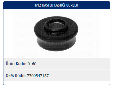 KASTER LASTİĞİ BURÇLU RENAULT R12