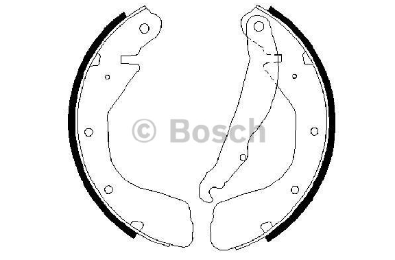 PABUÇLU FREN BALATASI (ARKA) OPEL ASTRA F 92-98 / CORSA A 82-93 / CORSA B 93-00 / TIGRA 94-00