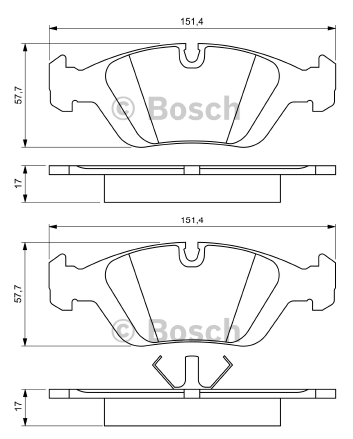 DİSK BALATA (ÖN) BMW (E46)316İ 98-/318D-İ 01-