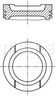 PİSTON,SEGMAN (STD)(81.01MM) VW-POLO 1.6 AFT GOLF AKL