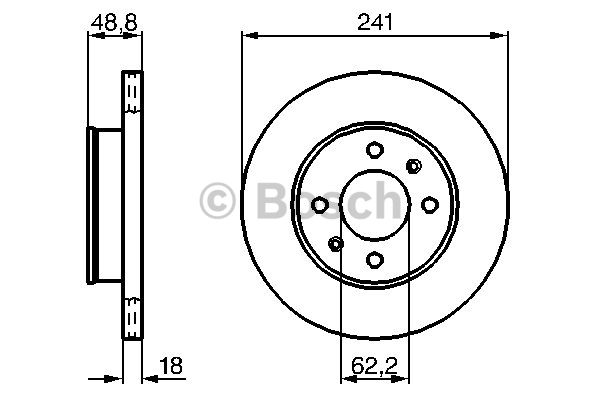 FREN DİSKİ (ÖN)(241MM) HYUNDAI İ10 1.0-1.1-1.2 08- / PICANTO 1.0 04-