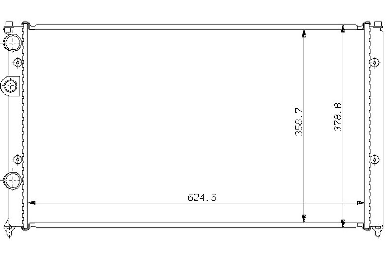 SU RADYATÖRÜ (MEKANİK)(MT)(MVW035) VW POLO CLASSİC