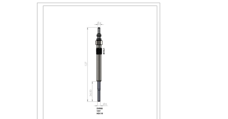 KIZDIRMA BUJİSİ (12,0V) VW PASSAT 2.5 TDI / AUDI A4 / A6 / 2.5 TDI-2.7 TDI-3.0 TDI