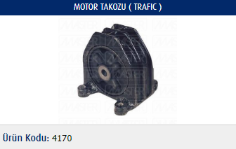 MOTOR TAKOZU RENAULT TRAFIC