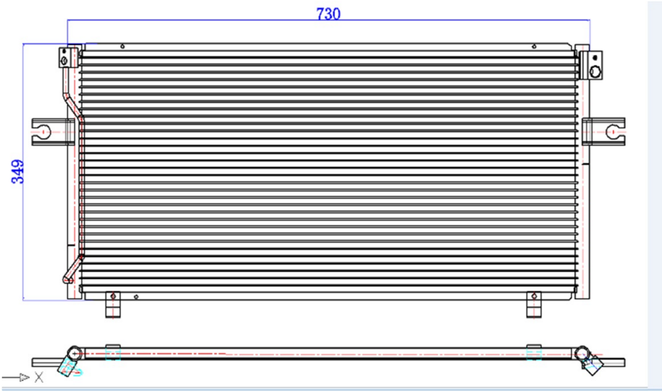 KLİMA RADYATÖRÜ(CNI710) NİSSAN MAXİMA 2.0İ 95+