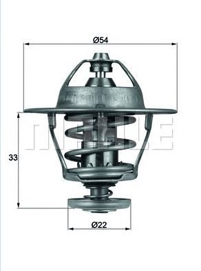 TERMOSTAT (85°C) OPEL ASTRA F / CORSA B / VECTRA A , B