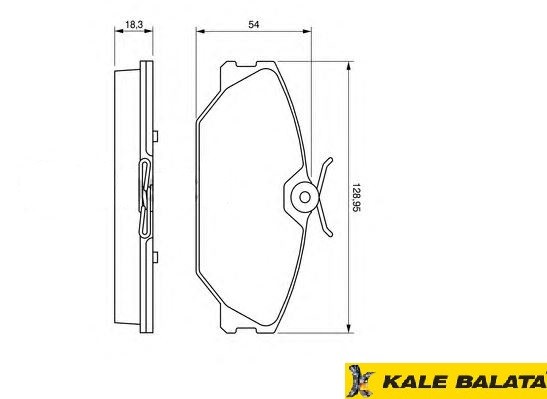 DİSK BALATA (ÖN) RENAULT CLIO II 2,0 / LAGUNA 1,6 1,8 2,0