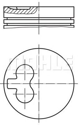 PİSTON,SEGMAN (STD)(83.00MM) PEUGEOT PARTNER-XUD9-PARTNER