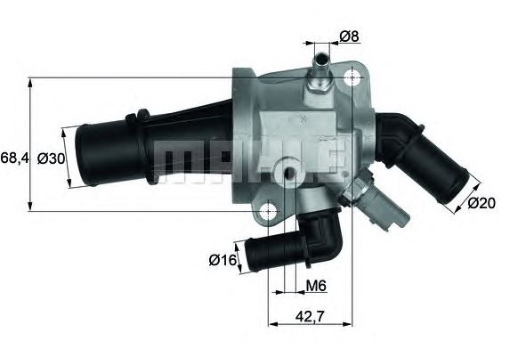 TERMOSTAT (88°C) FIAT PANDA PUNTO DOBLO 1.3 JTD