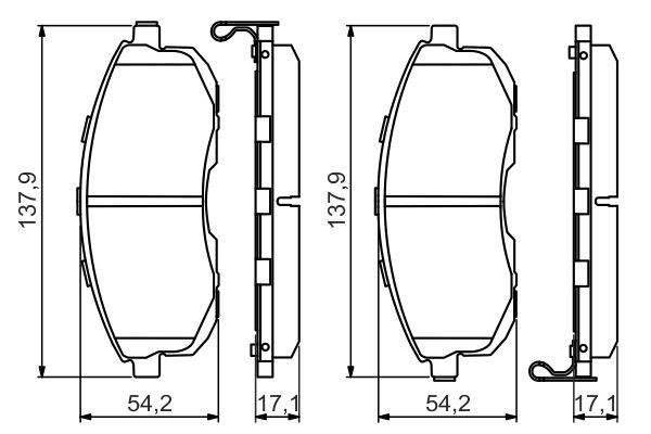 DİSK BALATA (ÖN) NISSAN CUBE 1.5 dCi 10- / JUKE 1.6 18-